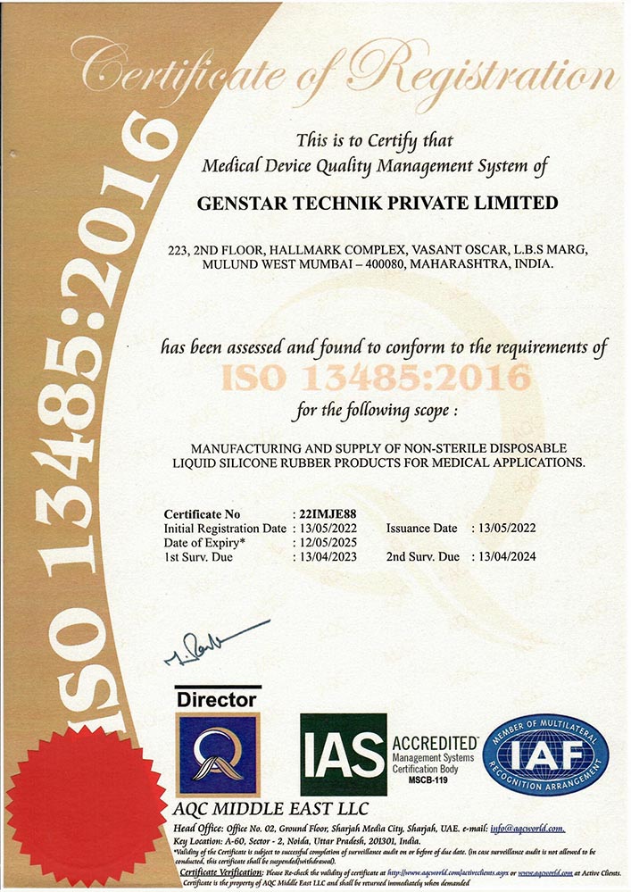 Cert. GENSTARTECHNIK PRIVATE LIMITED